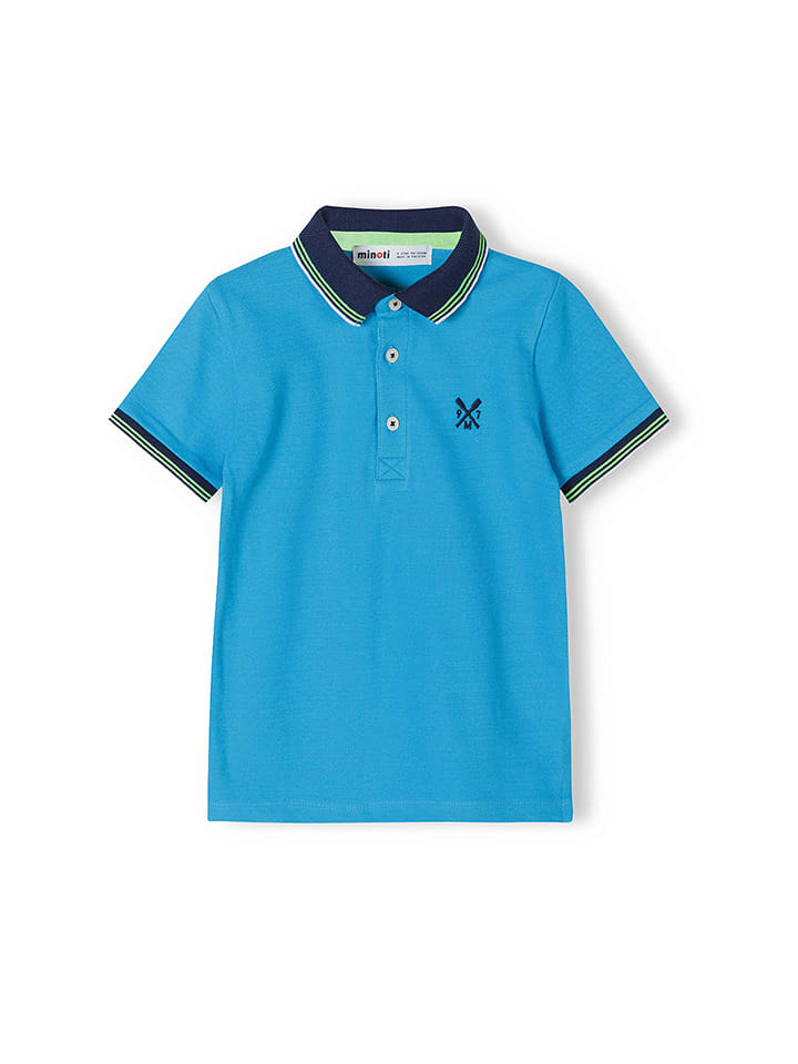 Poloshirt in Hellblau