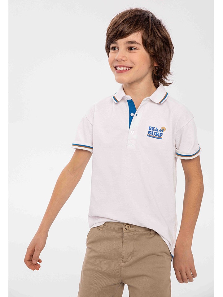 Poloshirt in Weiß