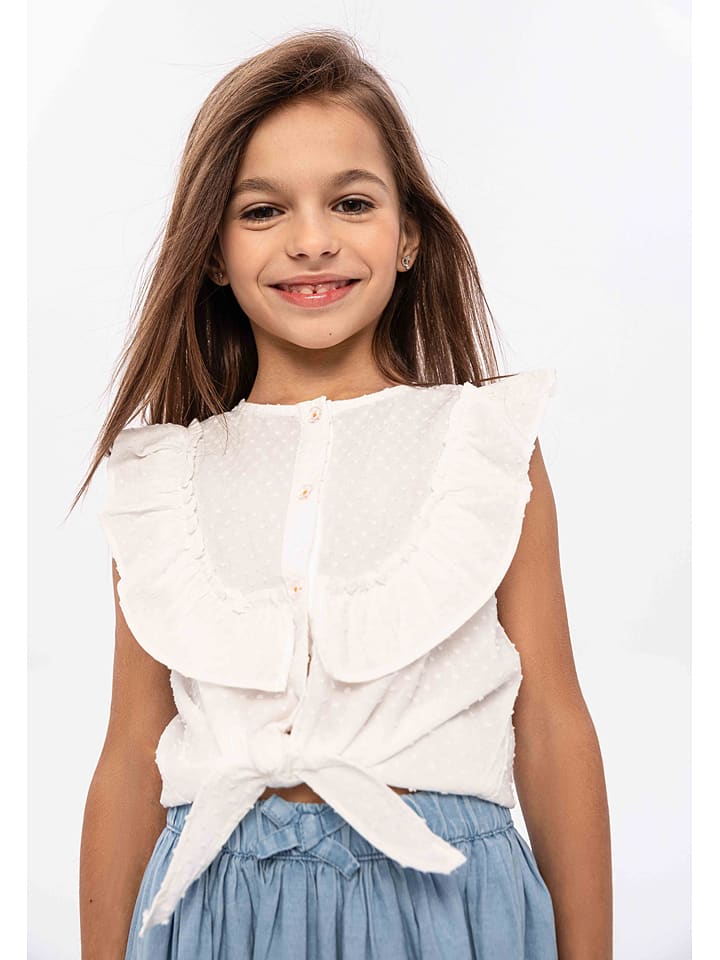 Bluse in Weiß