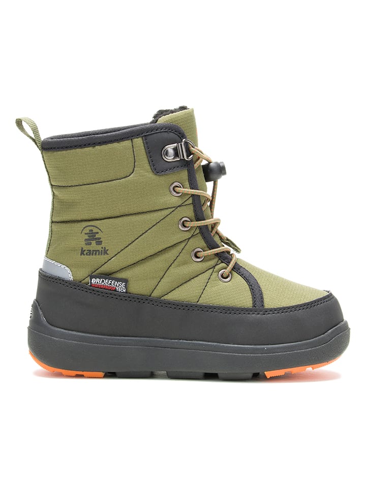 Botki zimowe "Luge" w kolorze khaki