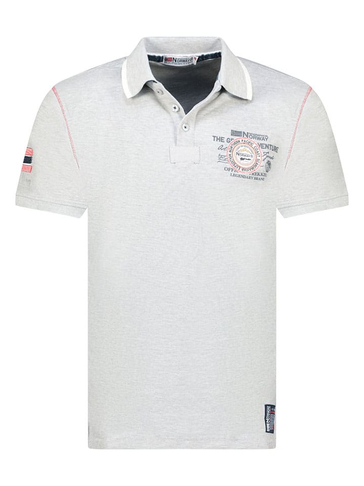 Poloshirt "Kilsvik" in Grau