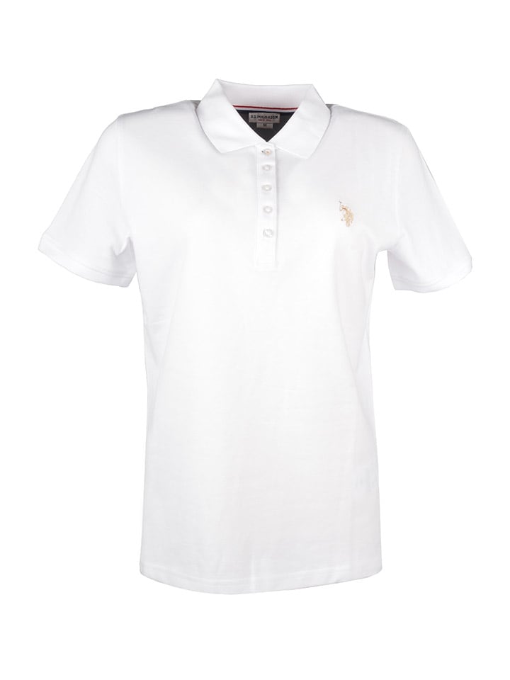 Koszulka polo w kolorze białym