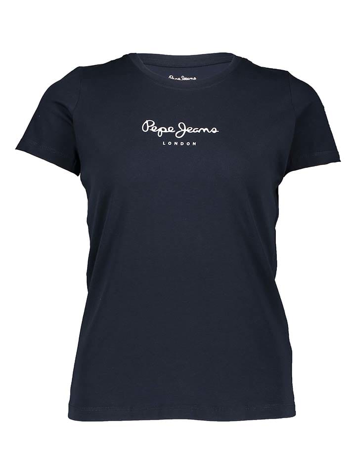 Pepe Jeans Shirt donkerblauw goedkoop kopen limango