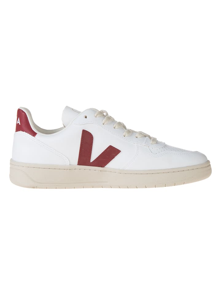 Veja Sneakers V 10 wit rood goedkoop kopen limango