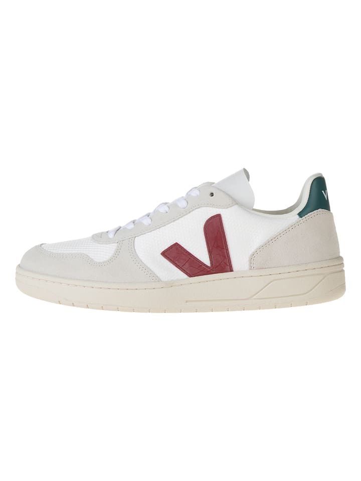 Veja Sneakers V 10 in WeiB Beige Rot gunstig kaufen limango