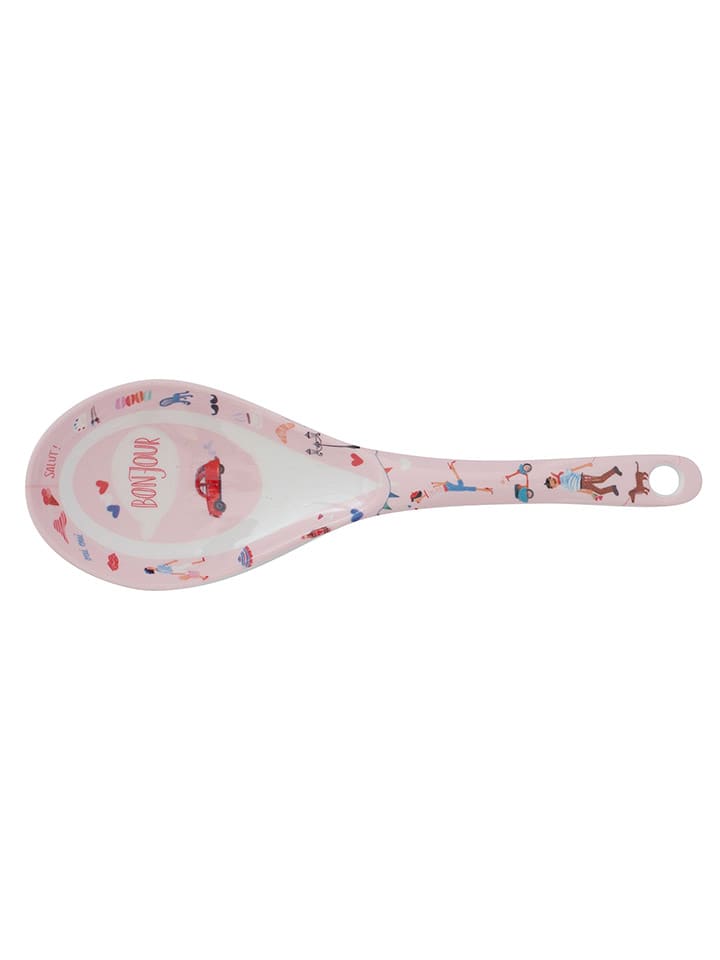 Łyżka "Bonjour" w kolorze jasnoróżowym do serwowania - dł. 21,8 cm