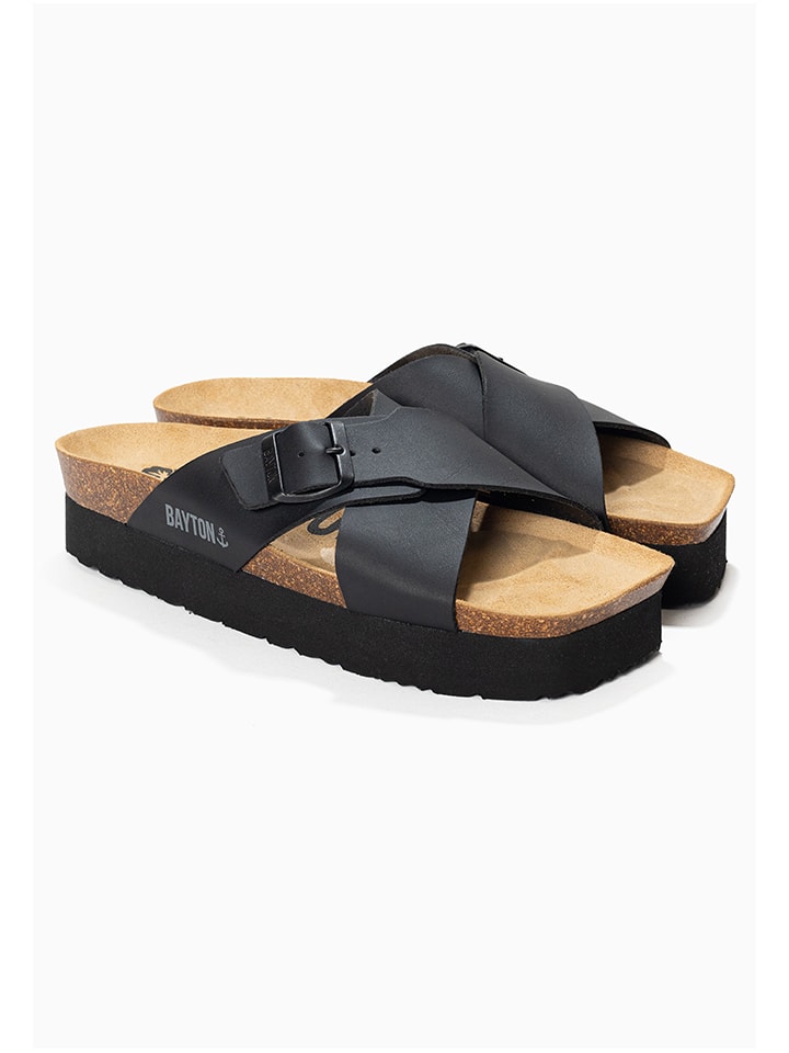 BAYTON Slippers Ajax zwart goedkoop kopen limango