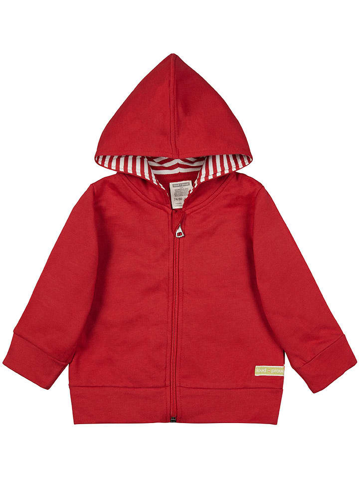 Sweatjacke in Rot