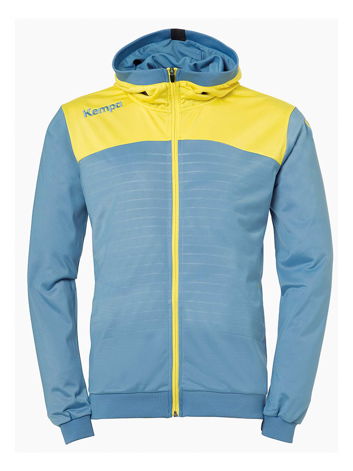 Trainingsjacke "Emotion 2.0" in Hellblau/ Gelb