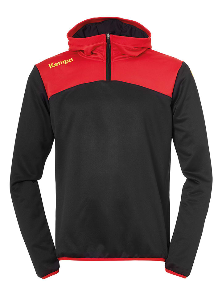 Hoodie "Emotion 2.0" in Schwarz/ Rot