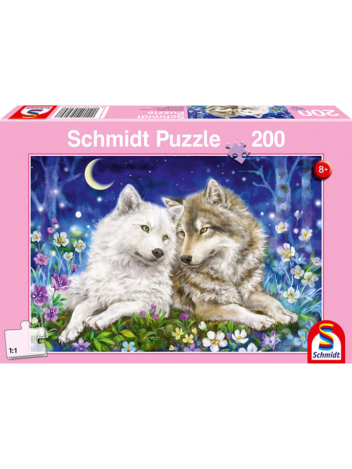 200tlg. Puzzle "Kuschelige Wolfsfreunde" - ab 8 Jahren