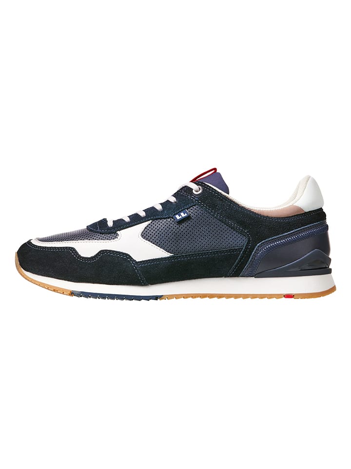 Leder-Sneakers "Emilian" in Dunkelblau