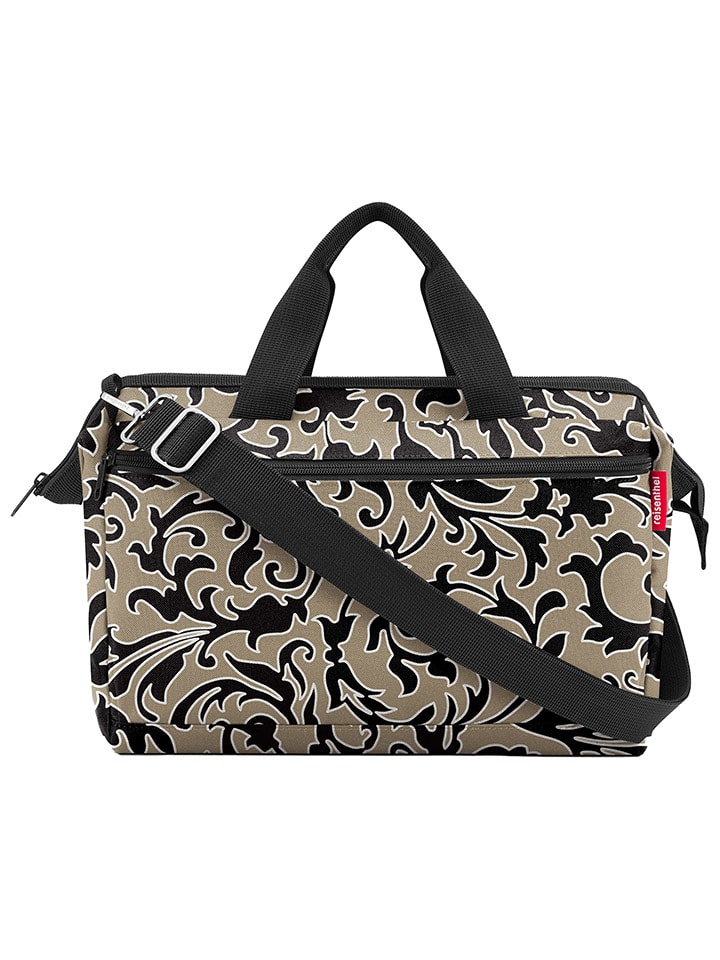 Weekender Allrounder S in Khaki Schwarz B 39 x H 26 x T 16 5 cm