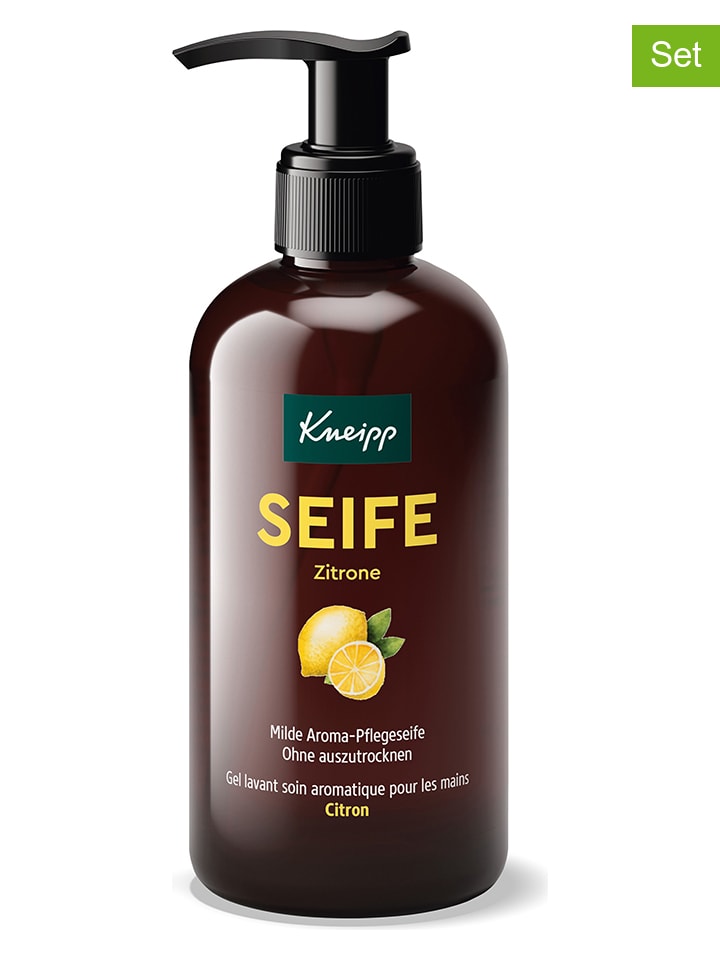 3er-Set: Aroma-Pflegeseife "Zitrone", je 250 ml