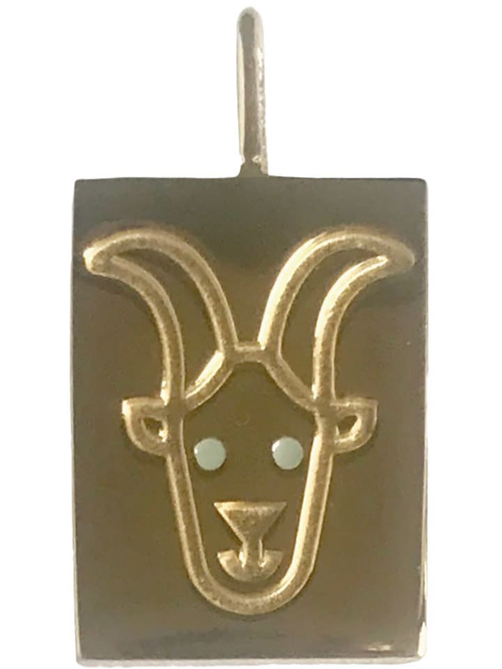 Pozłacana zawieszka "Aries" - wys. 2 cm
