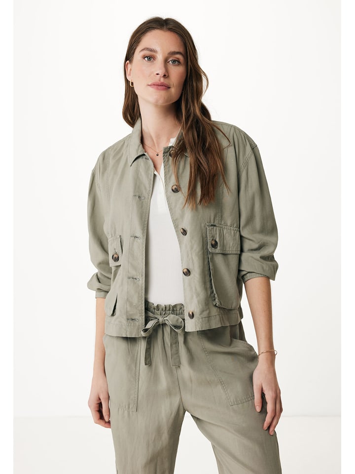Kurtka koszulowa w kolorze khaki