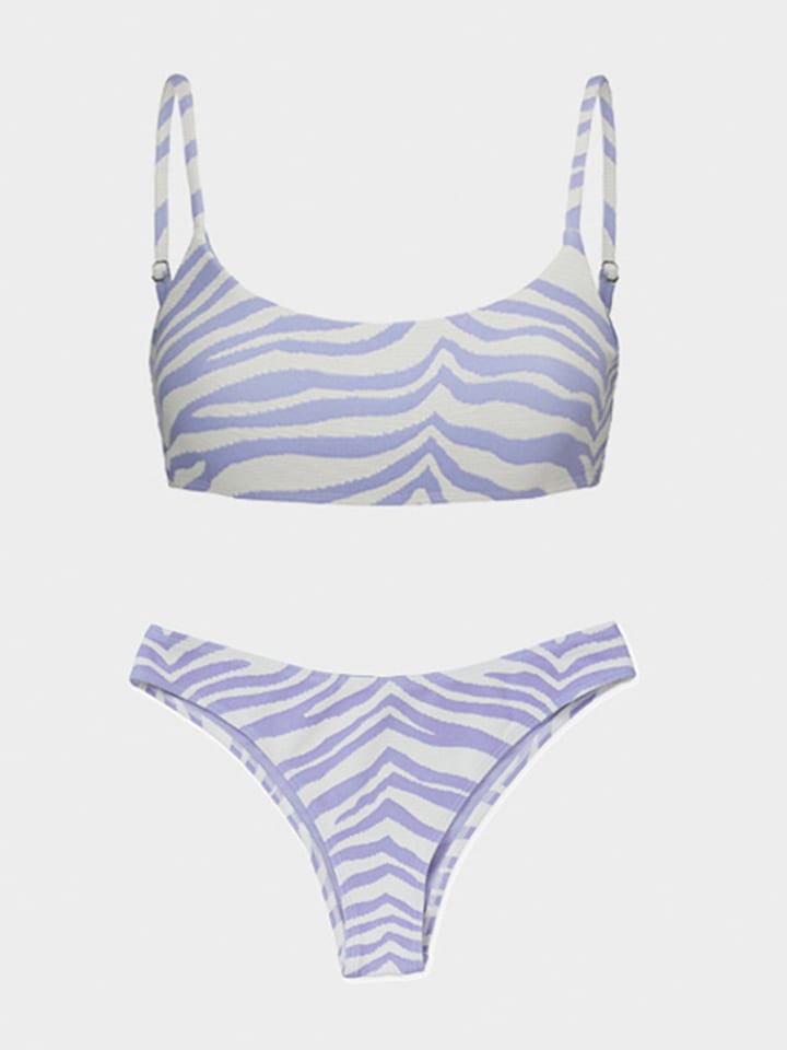 Bikini "Zecora" lichtblauw/wit