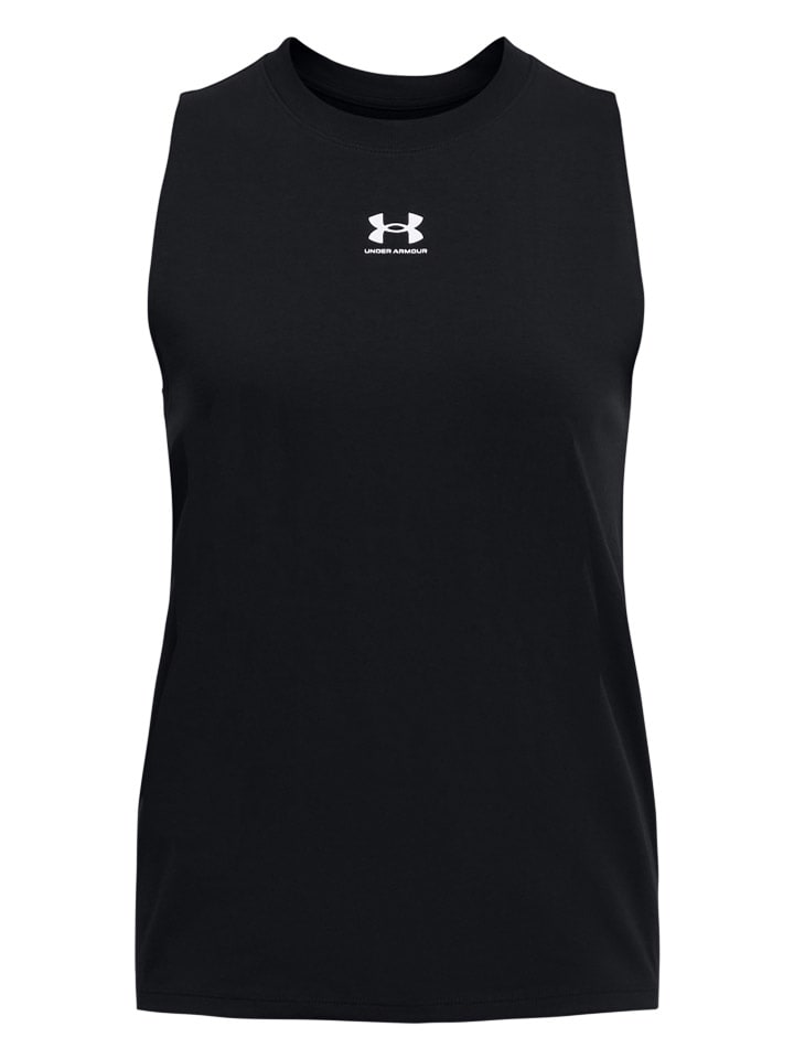 Top sportowy "Campus Muscle Tank" w kolorze czarnym