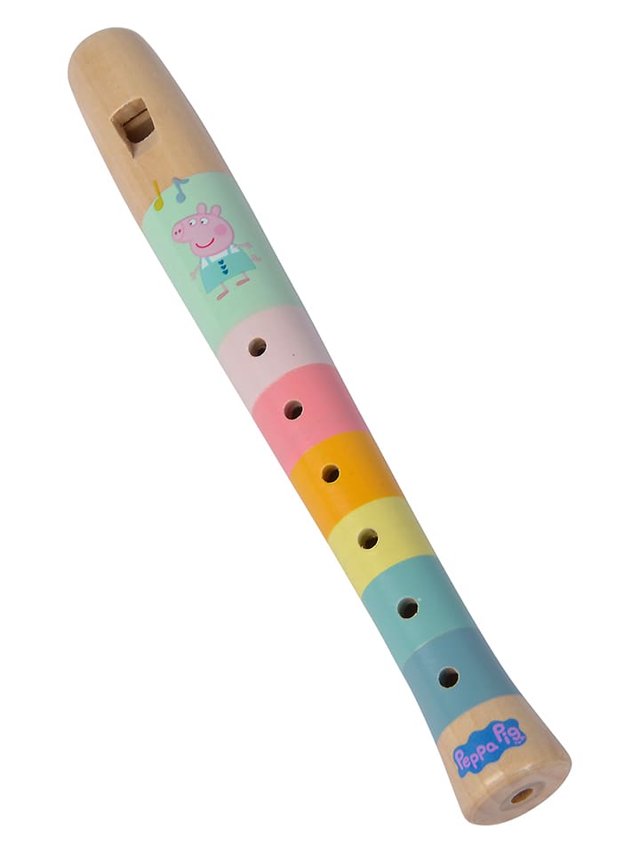 Drewniany flet "Świnka Peppa" - 3+