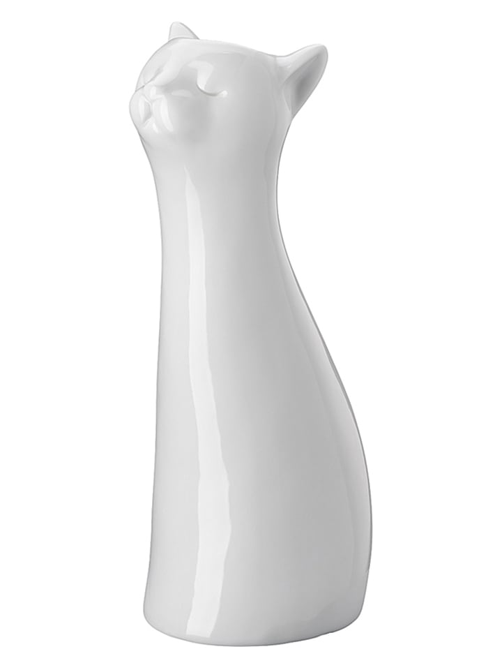Wazon w kolorze białym - wys. 20 cm