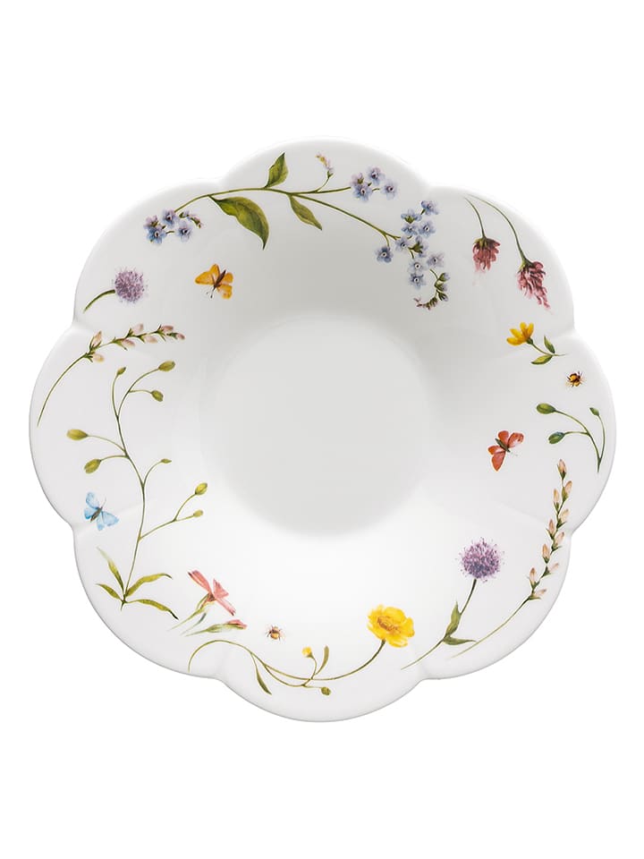 Miska "Spring Vibes" w kolorze białym ze wzorem - Ø 24 cm