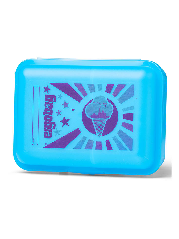 Lunchbox in Hellblau - (B)18 x (H)7 x (T)13 cm