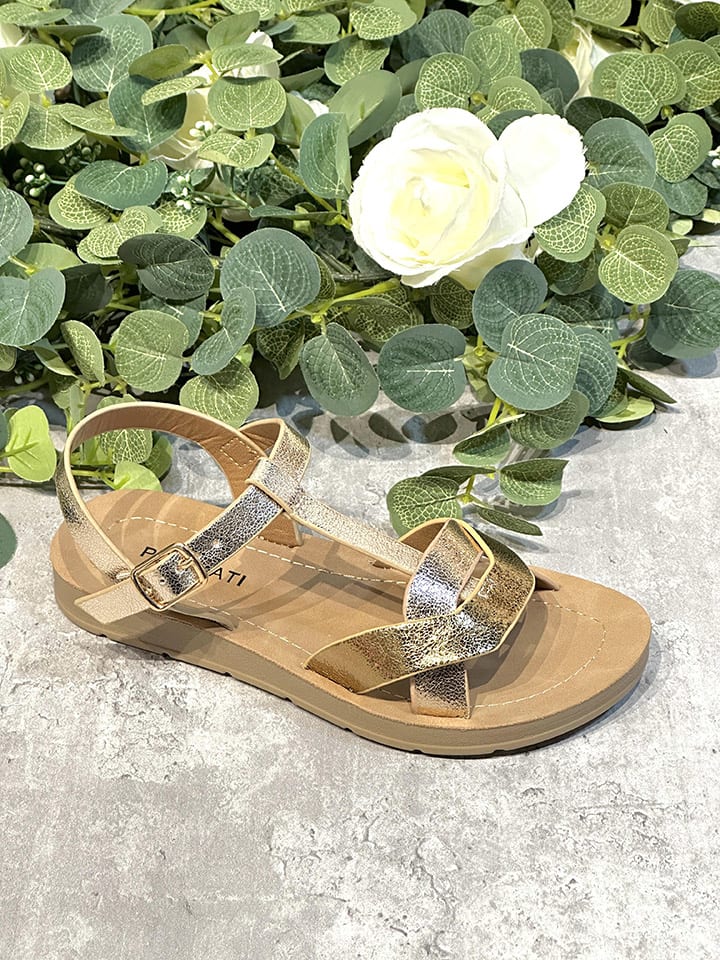 Poti Pati Sandalen goudkleurig goedkoop kopen limango