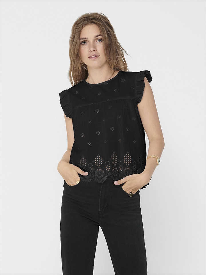 ONLY Top zwart goedkoop kopen limango
