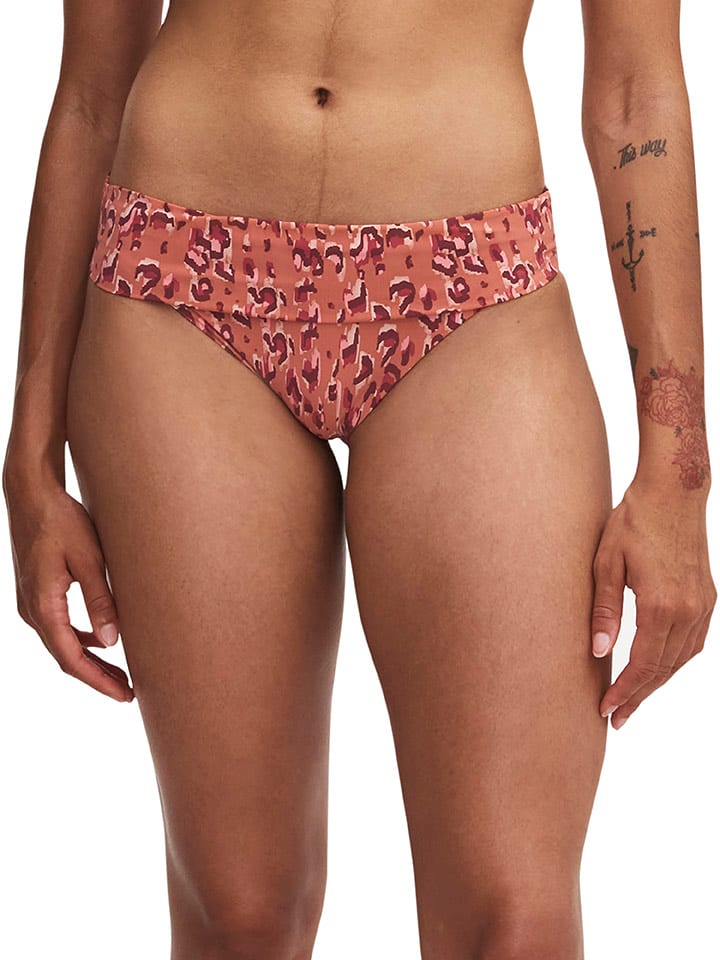 Bikini-Hose in Orange/ Rosa
