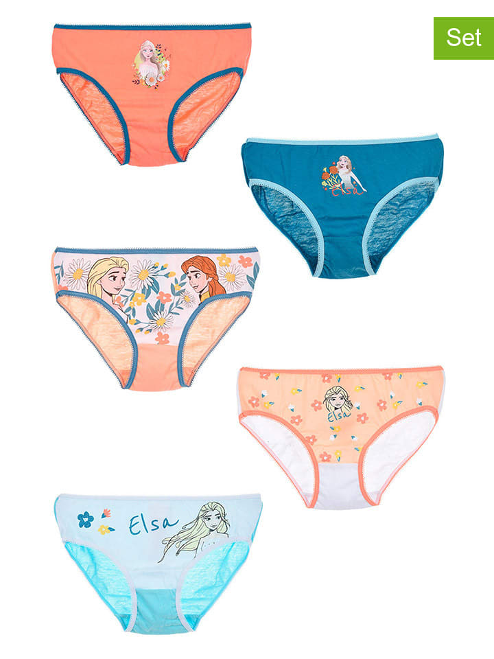 Disney Frozen 5 delige set slips Frozen meerkleurig goedkoop kopen limango