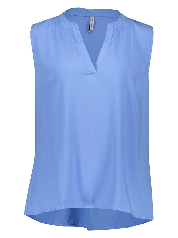Blusentop in Blau