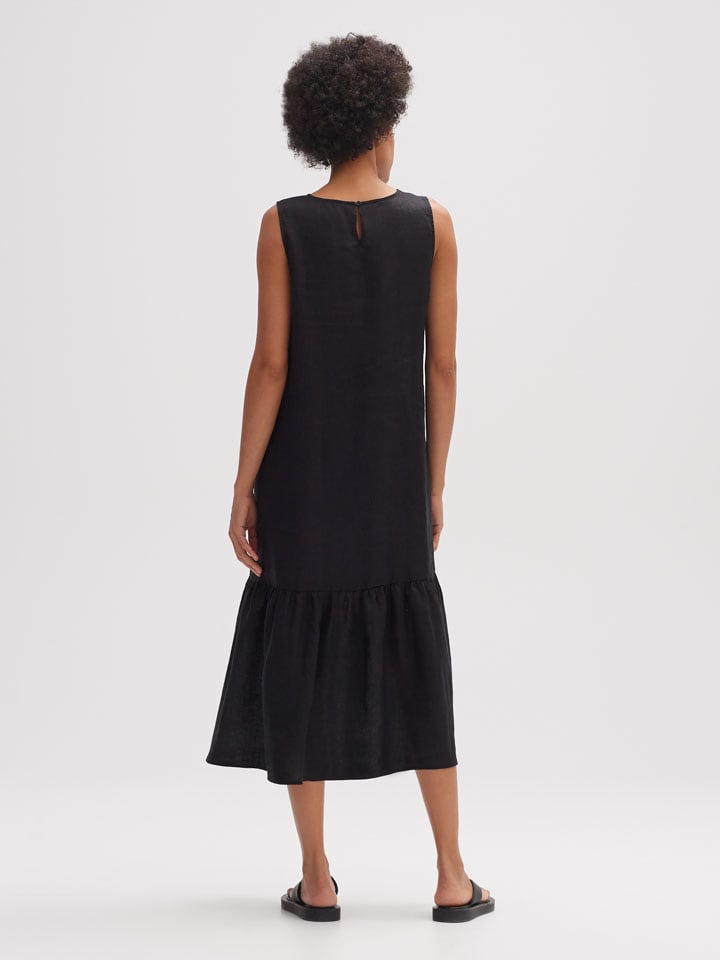 Opus linnen jurk discount