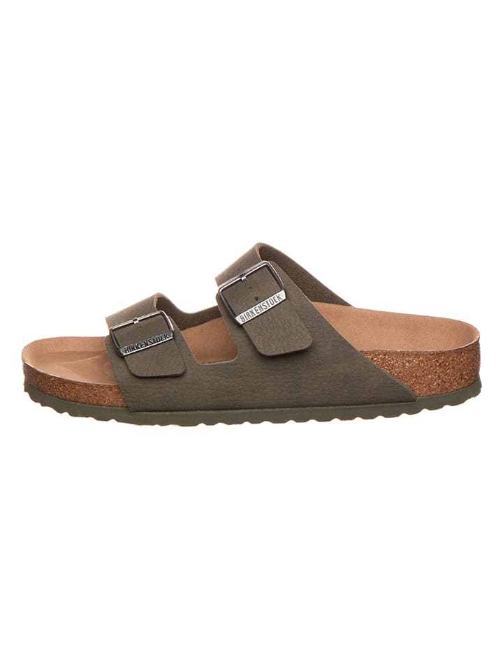 Birkenstock Pantoletten Arizona in Khaki Weite N gunstig kaufen limango