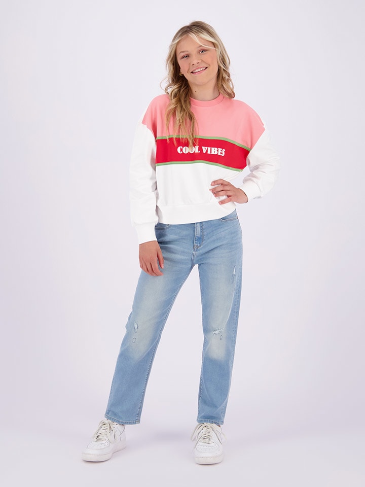 Sweatshirt in Weiß