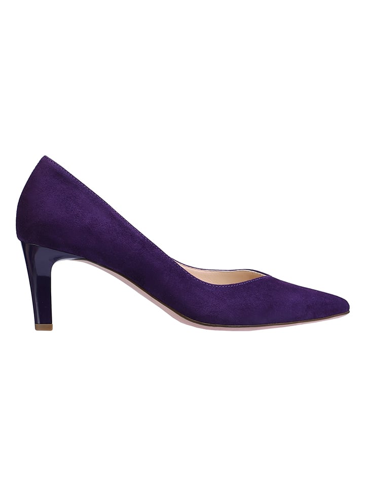 Hogl Leren pumps Boulevard paars goedkoop kopen limango