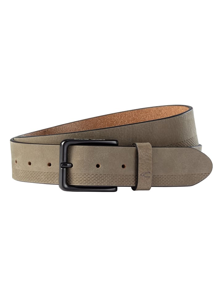Leder-Gürtel in Braun - (L)140 cm