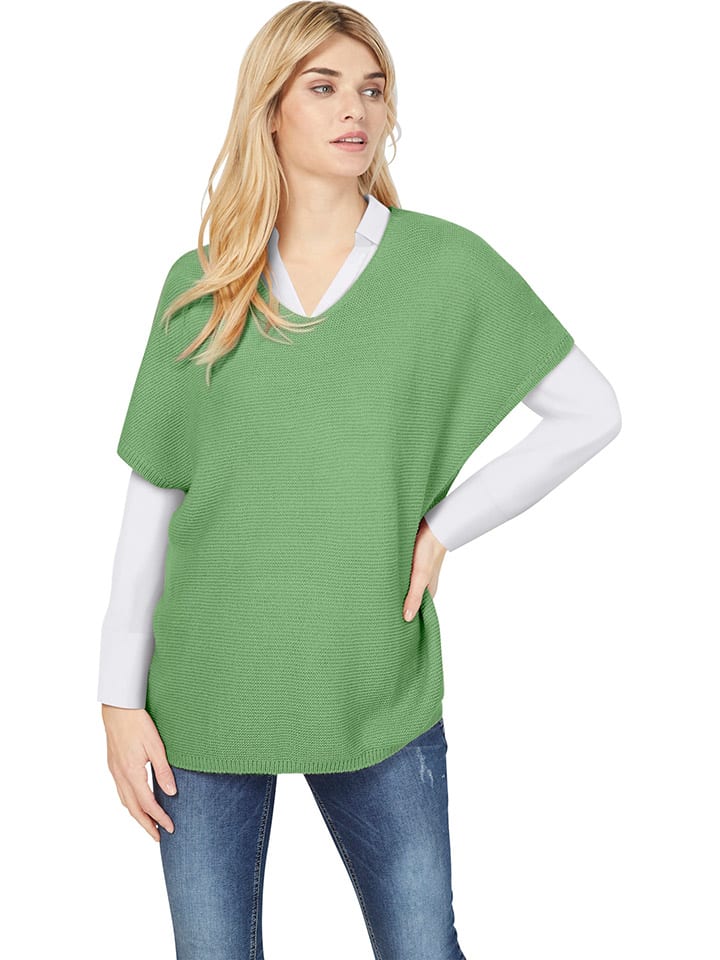Sweter w kolorze zielonym