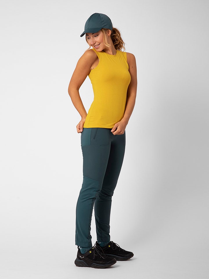Functionele top "Maria" geel