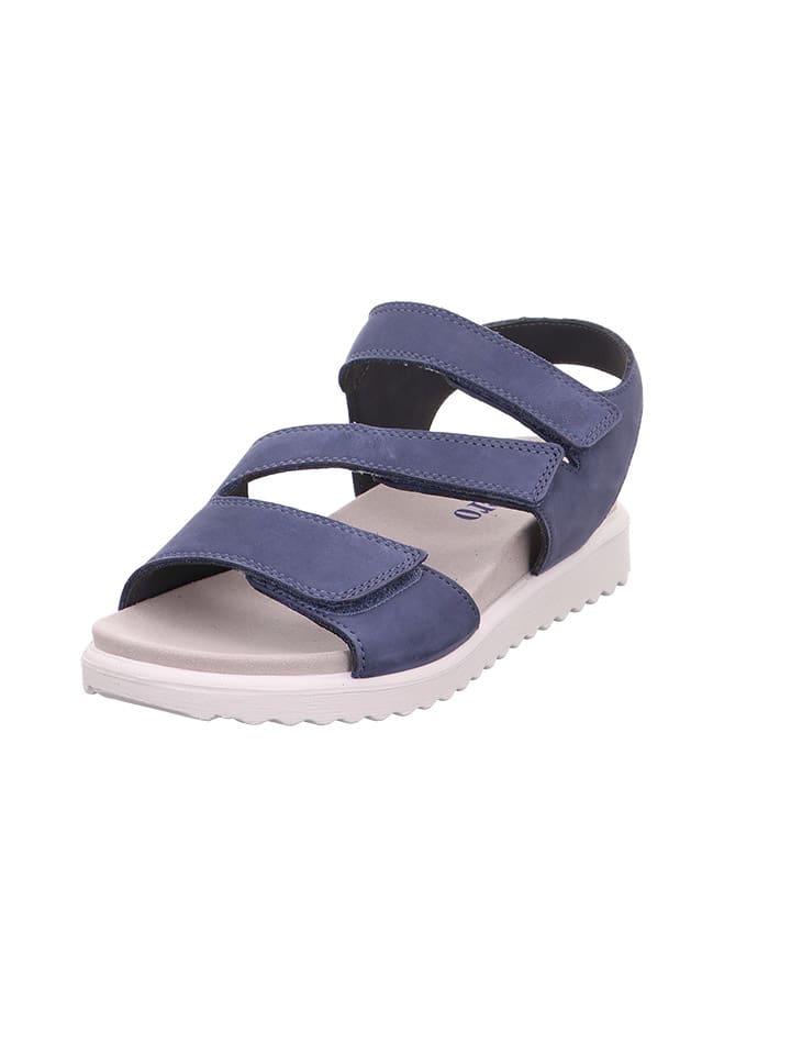 Leder-Sandalen "Move" in Blau