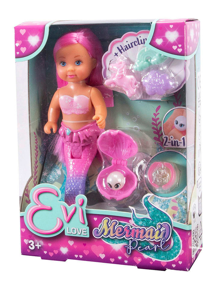 Pop "Evi Love Mermaid Pearl" met accessoires - vanaf 3 jaar