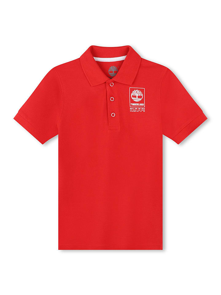 Koszulka polo w kolorze czerwonym