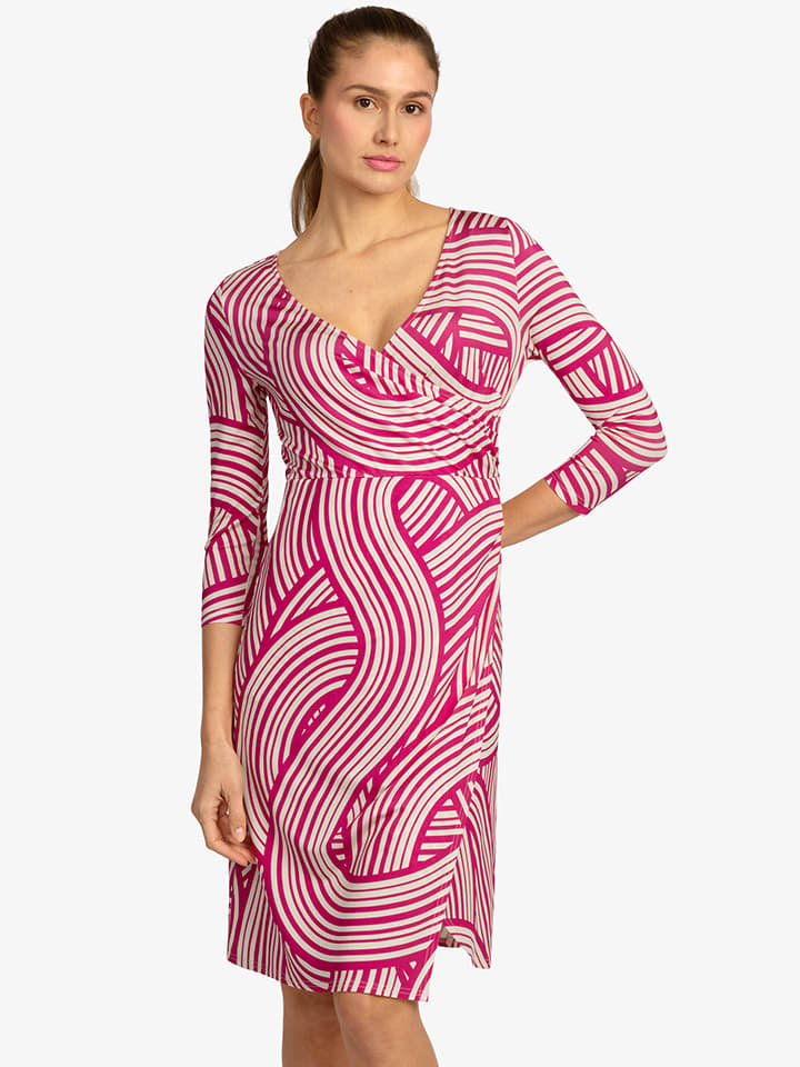 Jurk roze/wit