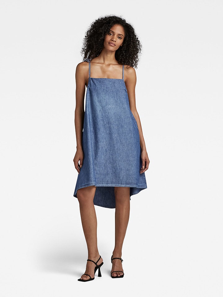 G Star Jurk blauw goedkoop kopen limango