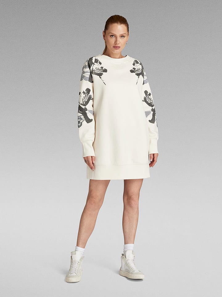 G Star Sweatjurk creme goedkoop kopen limango