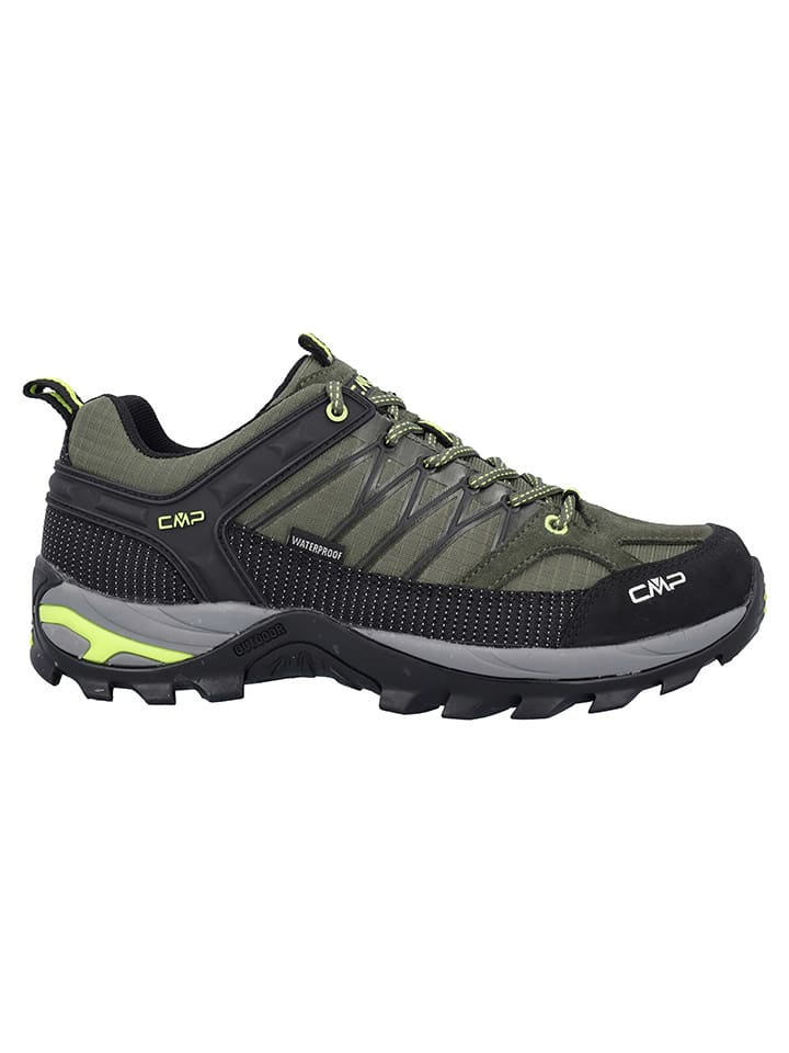 Leder-Trekkingschuhe "Rigel" in Khaki