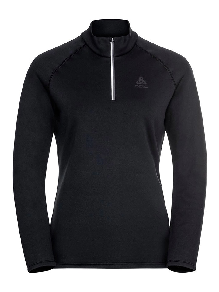 Fleecepullover "Besso" in Schwarz