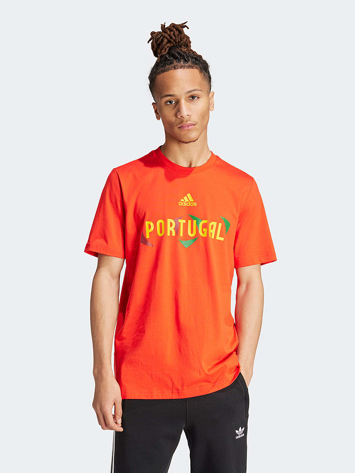 Adidas oranje shirt best sale