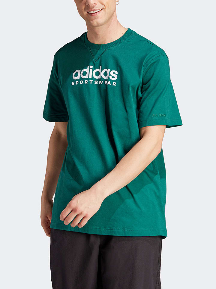 Groen adidas shirt best sale