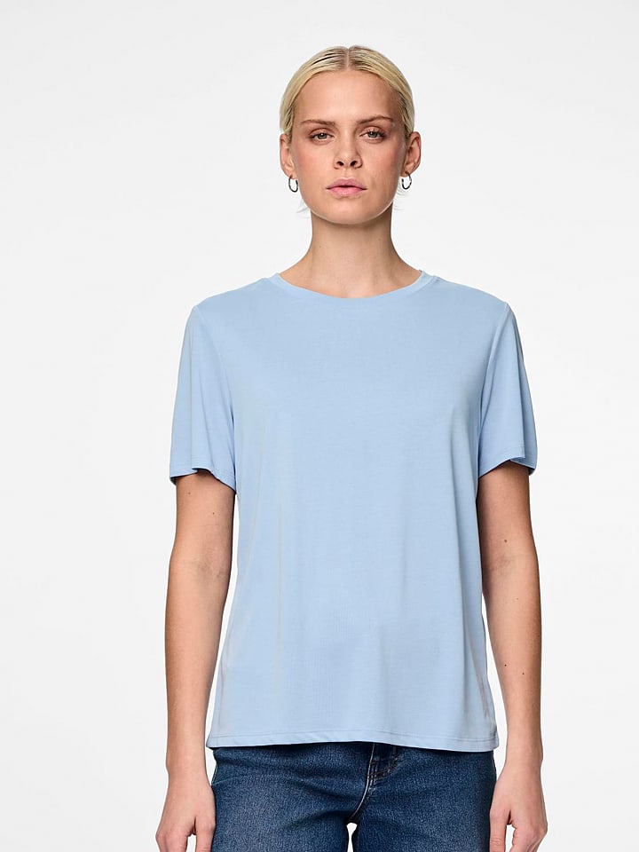 Pieces Shirt lichtblauw goedkoop kopen limango