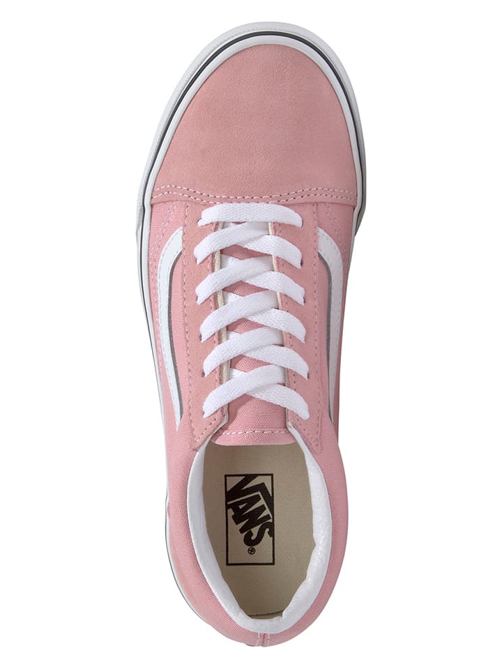 Vans old skool leather pink clearance